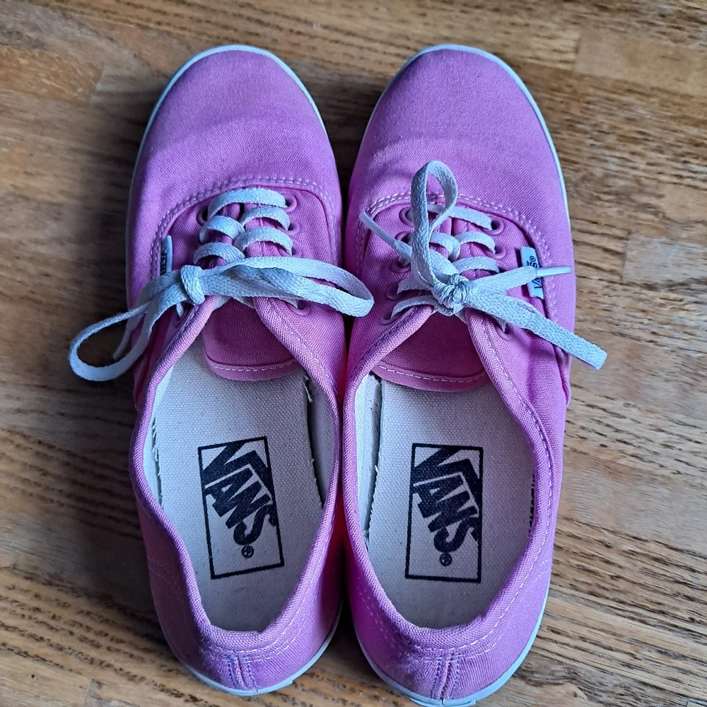 Pink Authentic Vans - Picture 2 of 8